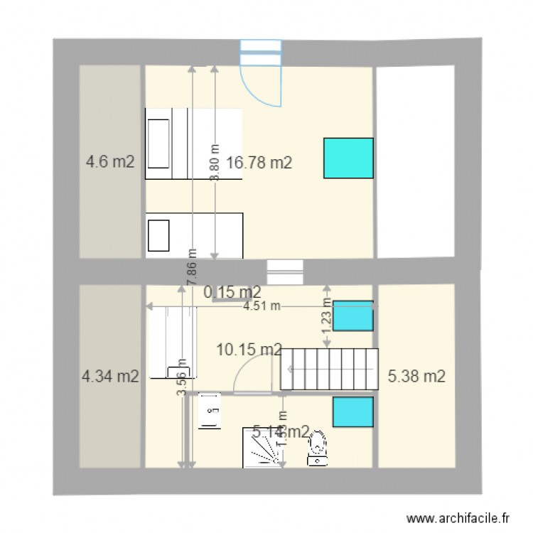 combles 25 septembre. Plan de 0 pièce et 0 m2