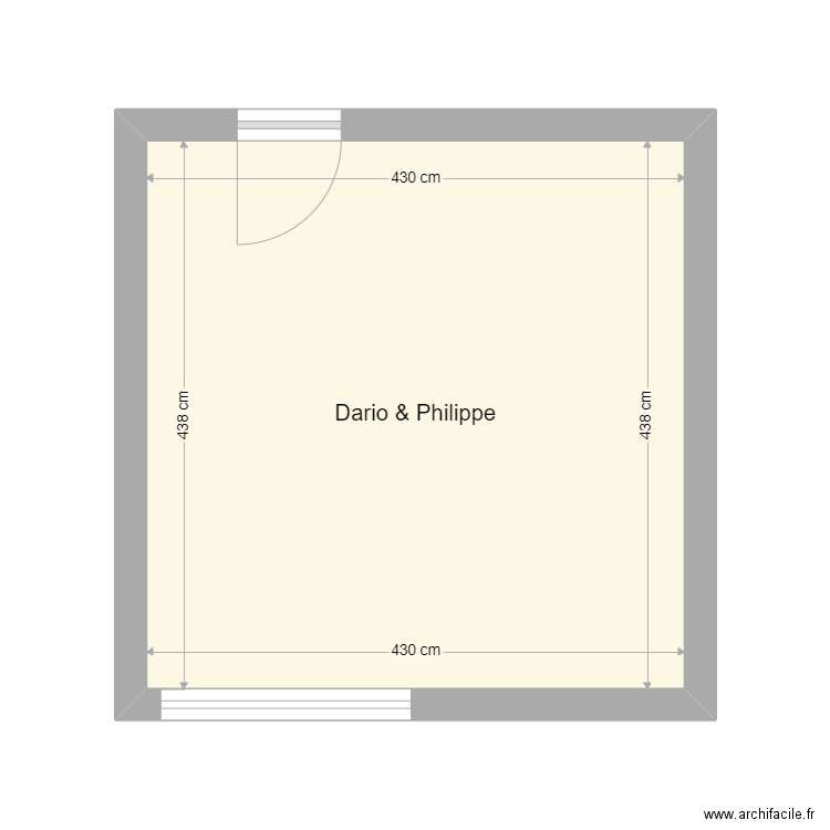 bureau Dario & Philippe. Plan de 0 pièce et 0 m2