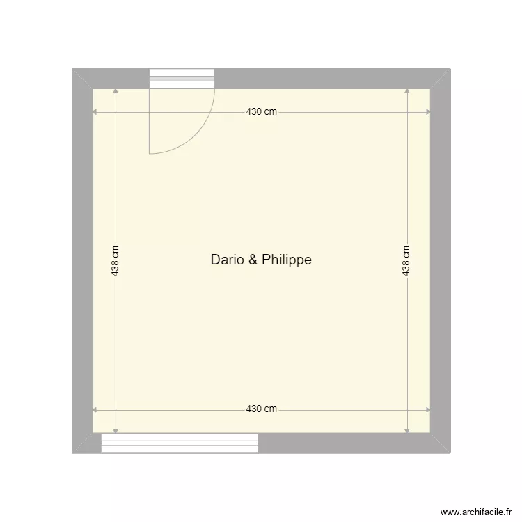 bureau Dario & Philippe. Plan de bureau Dario & Philippe. Plan de