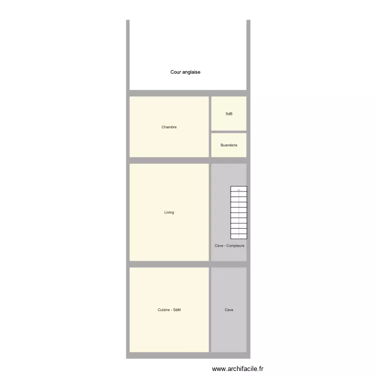 Banning Rez Jardin. Plan de 0 pièce et 0 m2