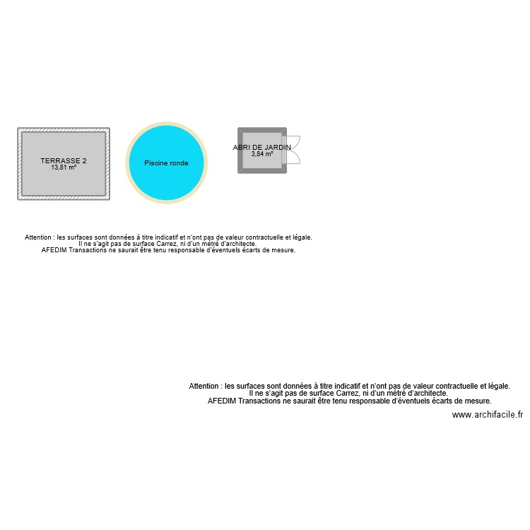 BI 10272 ANNEXES. Plan de 2 pièces et 18 m2