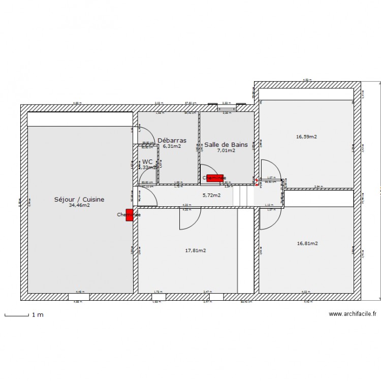 maison-étage-2. Plan de 0 pièce et 0 m2