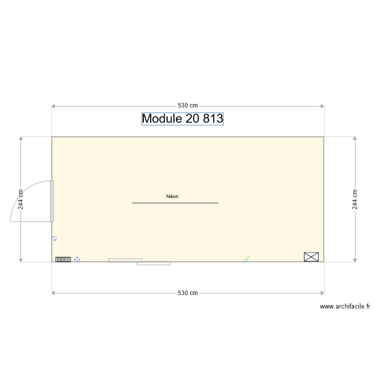 Module 20 813. Plan de 0 pièce et 0 m2