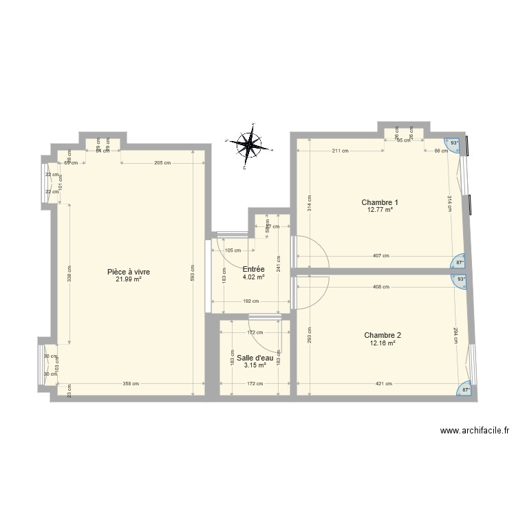 PRADES 2ETAGE. Plan de 0 pièce et 0 m2