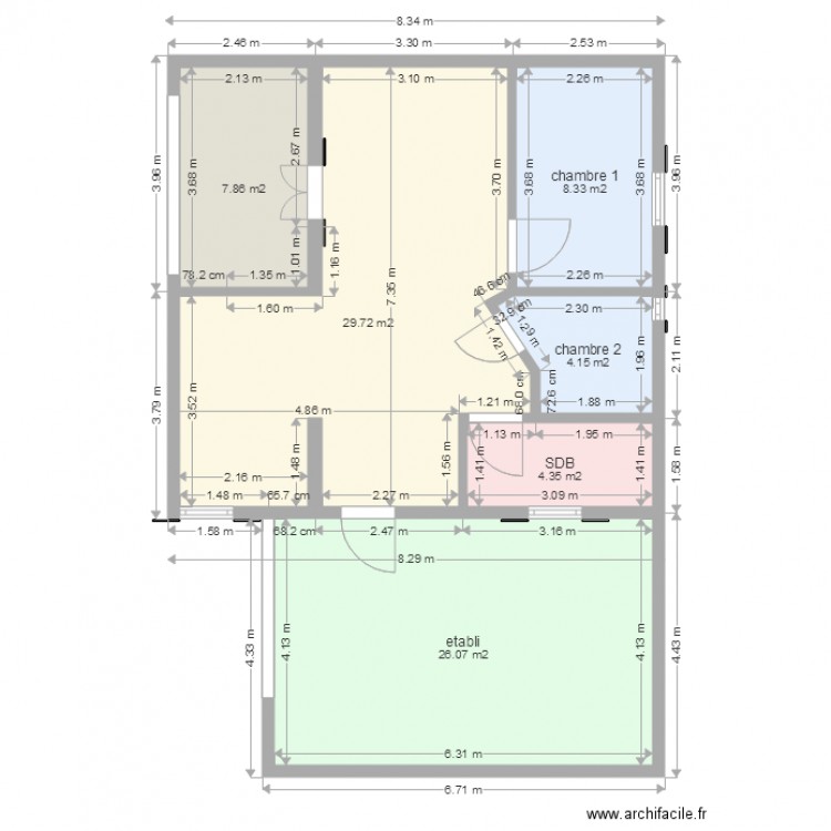 chalet cibil. Plan de 0 pièce et 0 m2