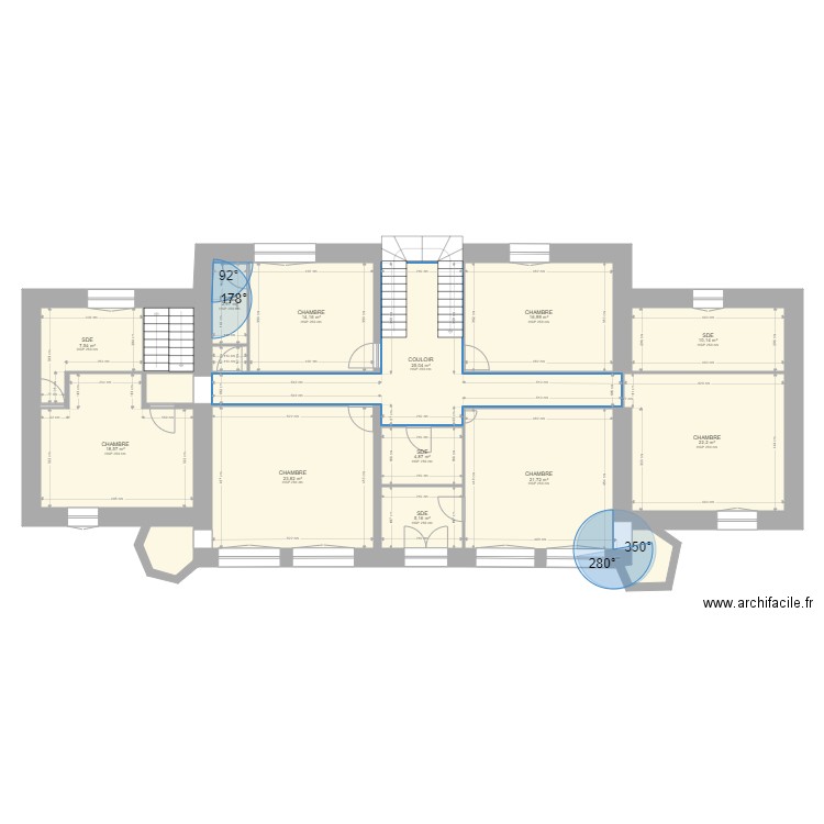 chateau wu 2 eme etage. Plan de 0 pièce et 0 m2