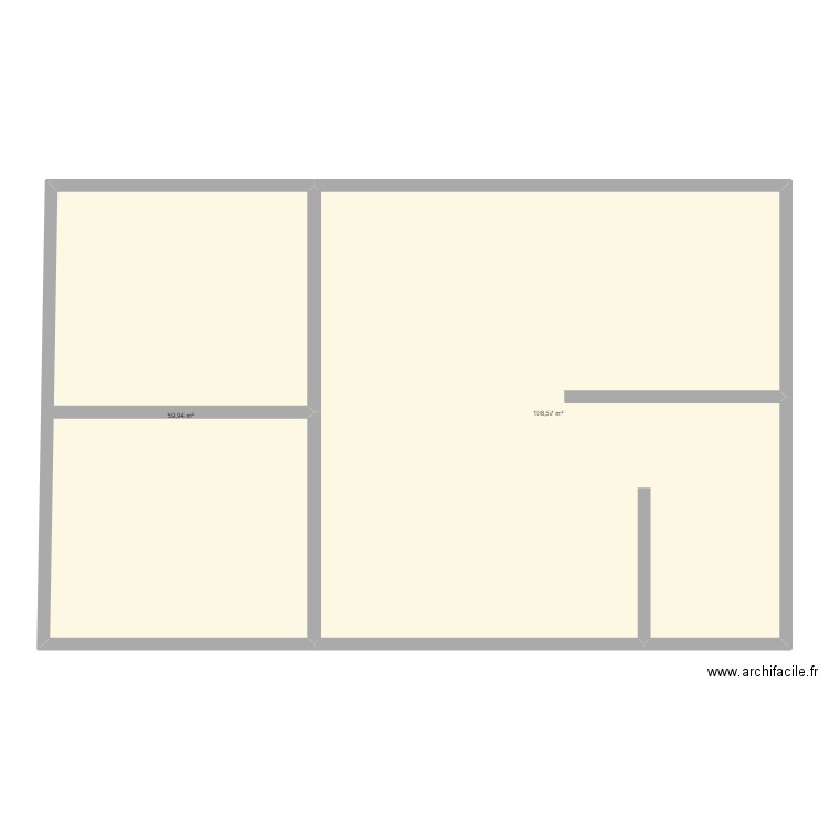 mon futur appartement. Plan de 0 pièce et 0 m2