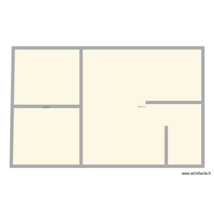 mon futur appartement. Plan de 