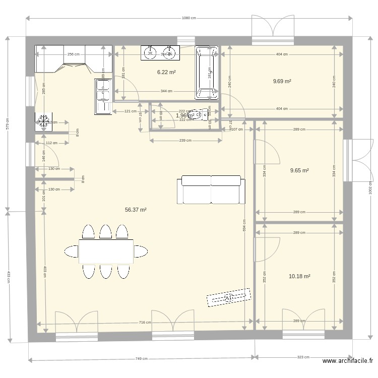 Maison chadrac. Plan de 0 pièce et 0 m2