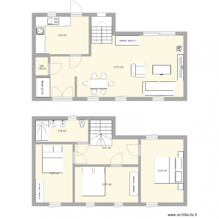 RDC. Plan de 0 pièce et 0 m2