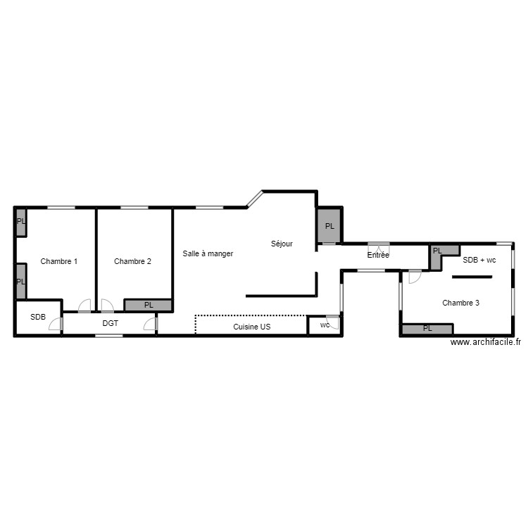 Khelif . Plan de 0 pièce et 0 m2