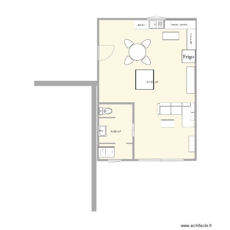 vlg addition. Plan de 0 pièce et 0 m2