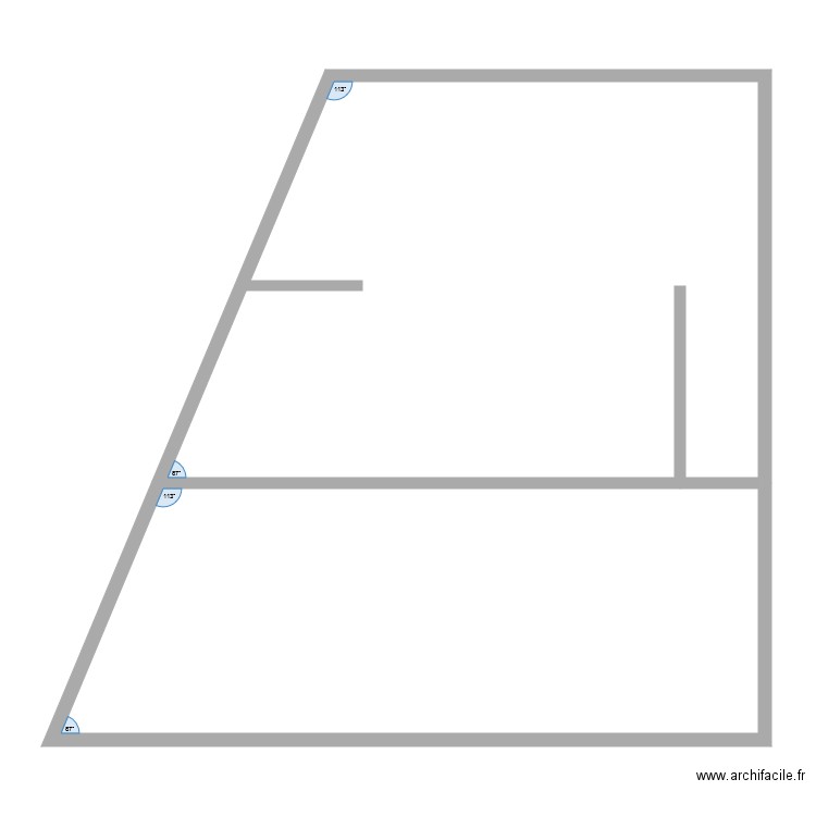 Projet B étage . Plan de 0 pièce et 0 m2