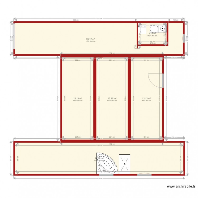 Maison Habitation ST CLAIR IMPLANTATION. Plan de 0 pièce et 0 m2