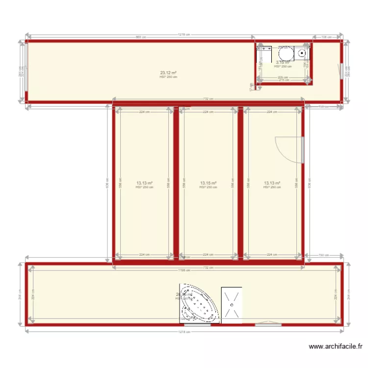 Maison Habitation ST CLAIR IMPLANTATION. Plan de Maison Habitation ST CLAIR IMPLANTATION. Plan de
