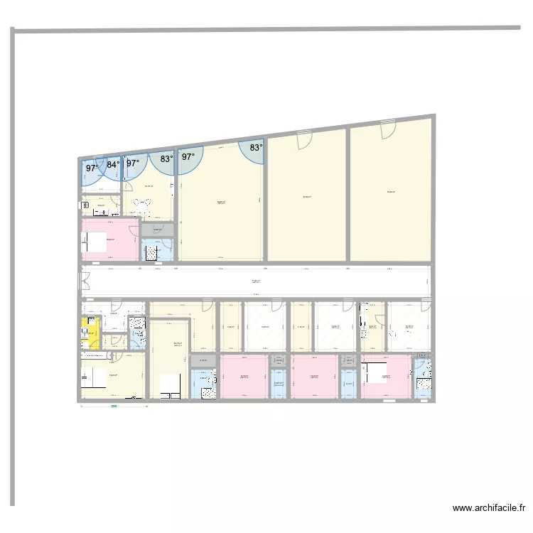 Plan cours 10 * 2 pieces V3. Plan de 