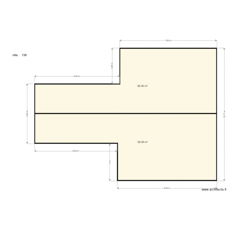 138    villa    cci tontouta. Plan de 0 pièce et 0 m2