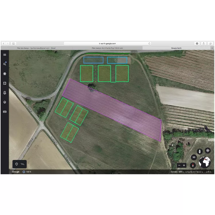 Plan installation maraichage bio 25m2. Plan de 