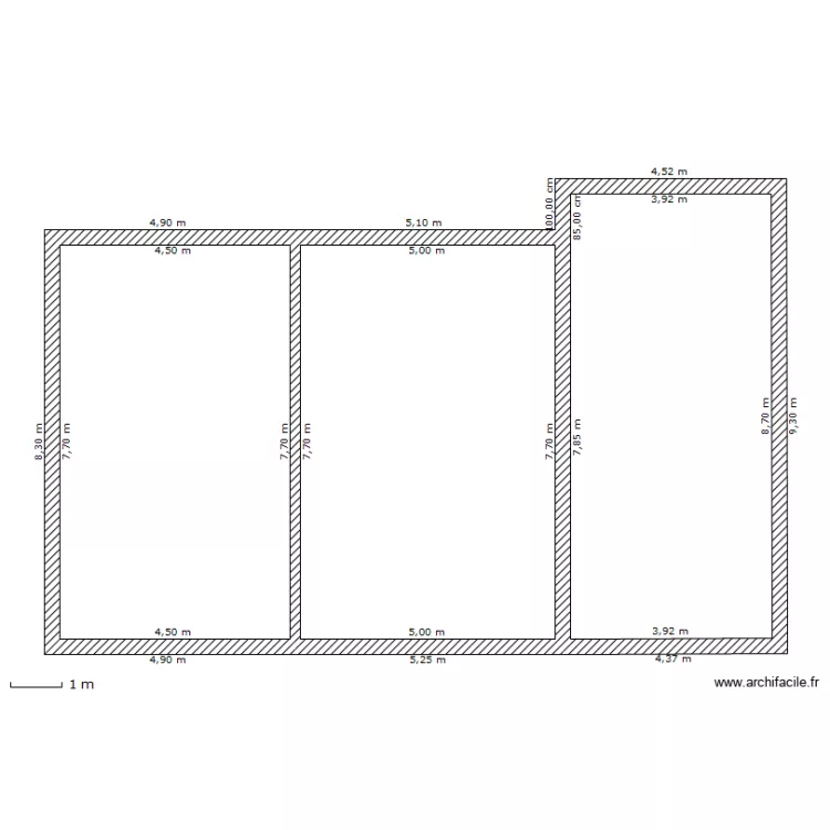 maison-rdc. Plan de 