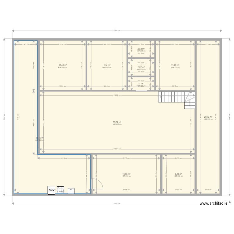 projet villa en dur. Plan de 0 pièce et 0 m2