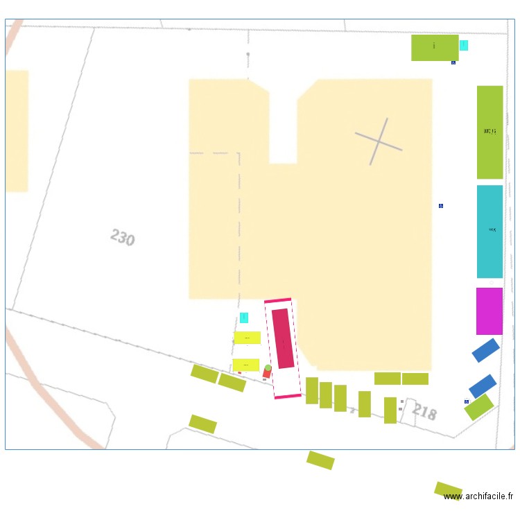 Parcelle SCI totale. Plan de 0 pièce et 0 m2