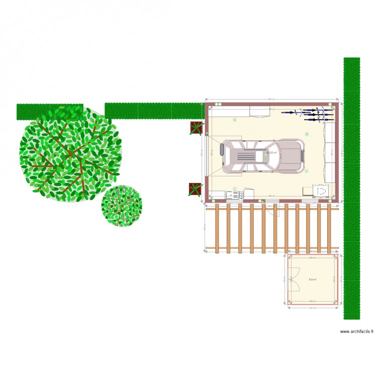 garage n5. Plan de 0 pièce et 0 m2