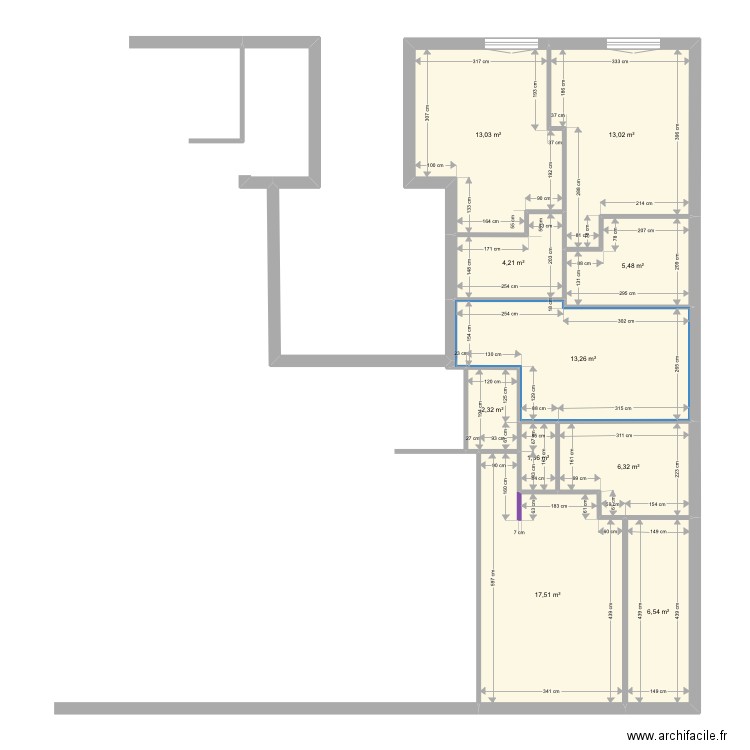 New 2. Plan de 10 pièces et 83 m2