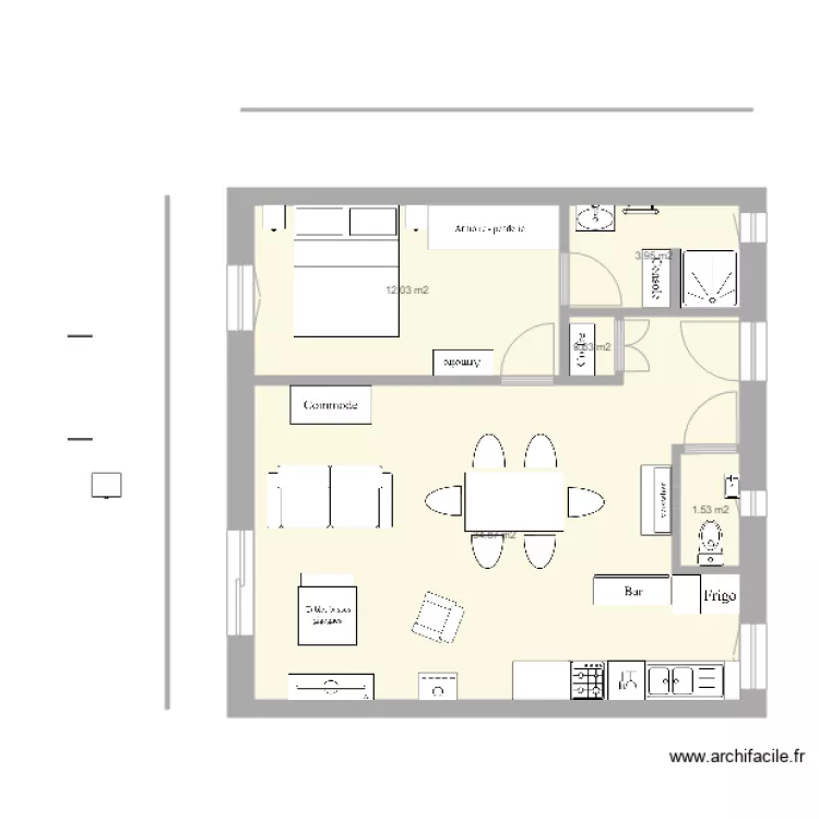 plan appart PG plain pied 7. Plan de 