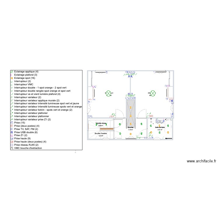 Maison V/Y 1er Etage. Plan de 0 pièce et 0 m2