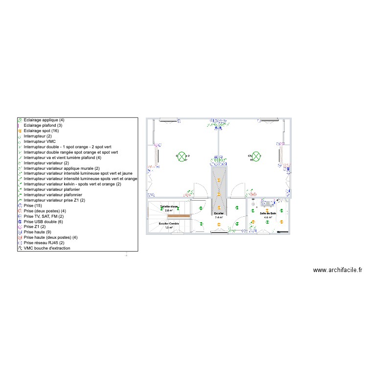 Maison V/Y 1er Etage. Plan de 0 pièce et 0 m2