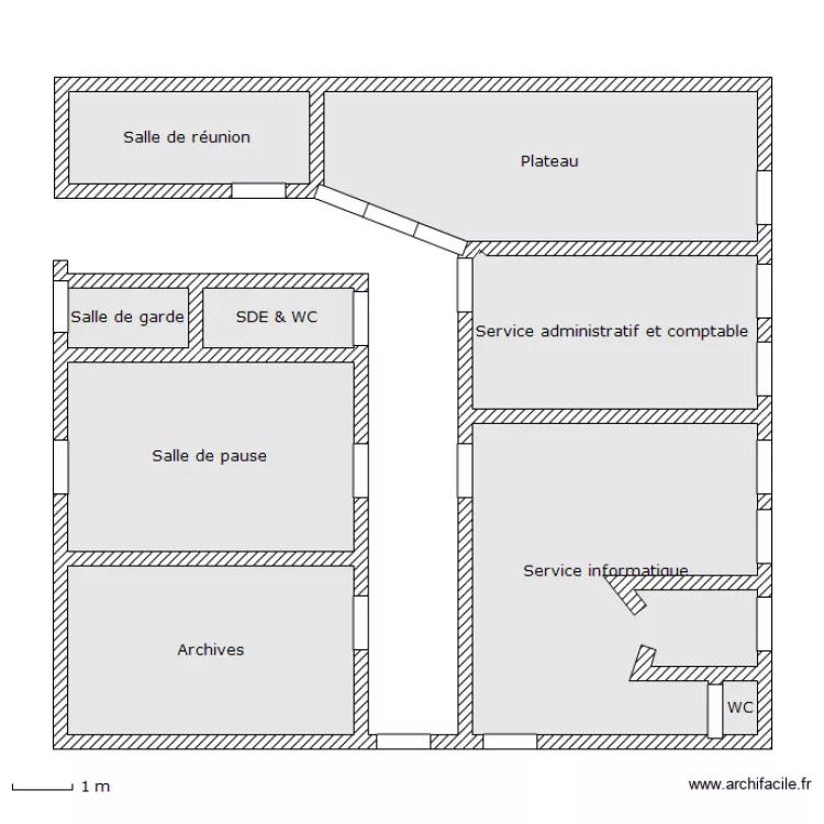 plan des locaux. Plan de plan des locaux. Plan de