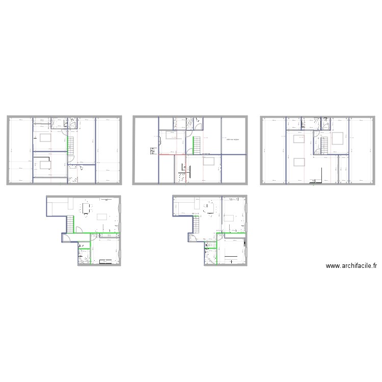 Appartement Robin Option 1. Plan de 42 pièces et 453 m2
