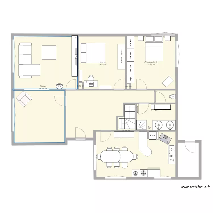 Murs maison. Plan de Murs maison. Plan de