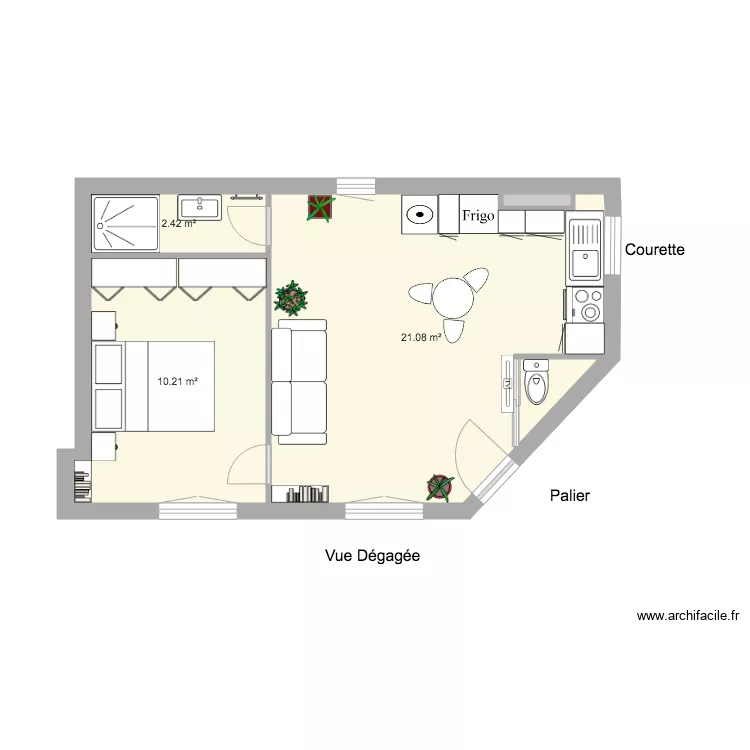 75 FSM MEUBLE 2 CARRILLO. Plan de 