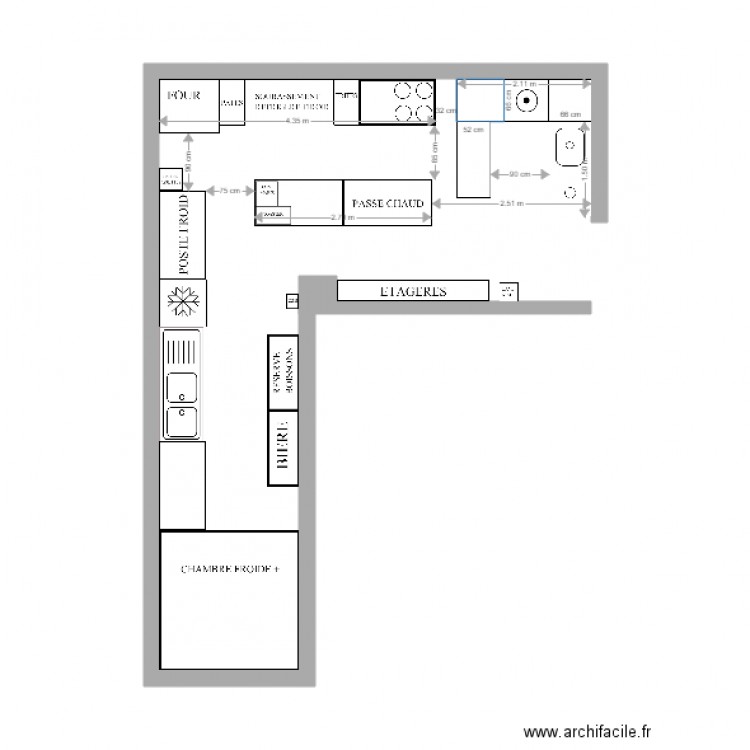 implantation cuisine aout 2015 v3. Plan de 0 pièce et 0 m2