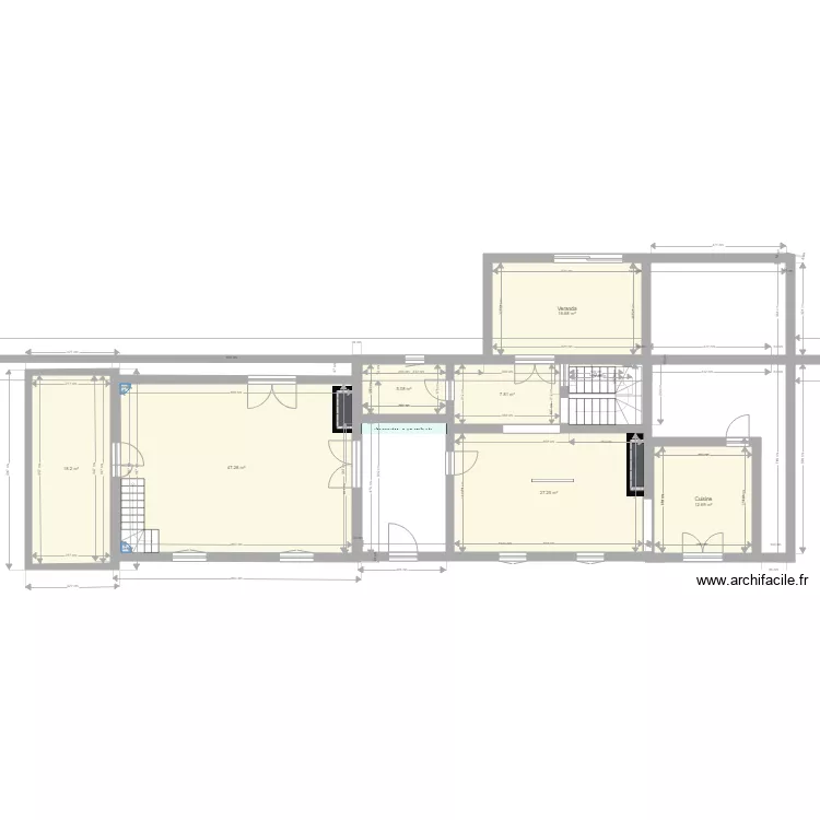 MONTFAVILLE RDC 1 V5. Plan de MONTFAVILLE RDC 1 V5. Plan de