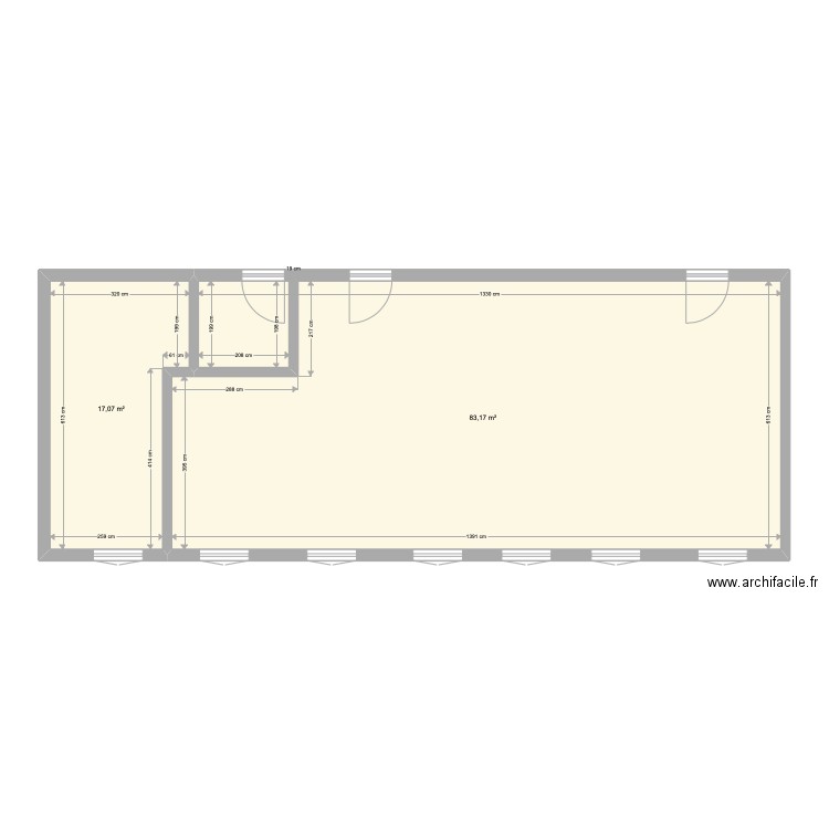 FF MESURE GEOMETRE. Plan de 2 pièces et 100 m2