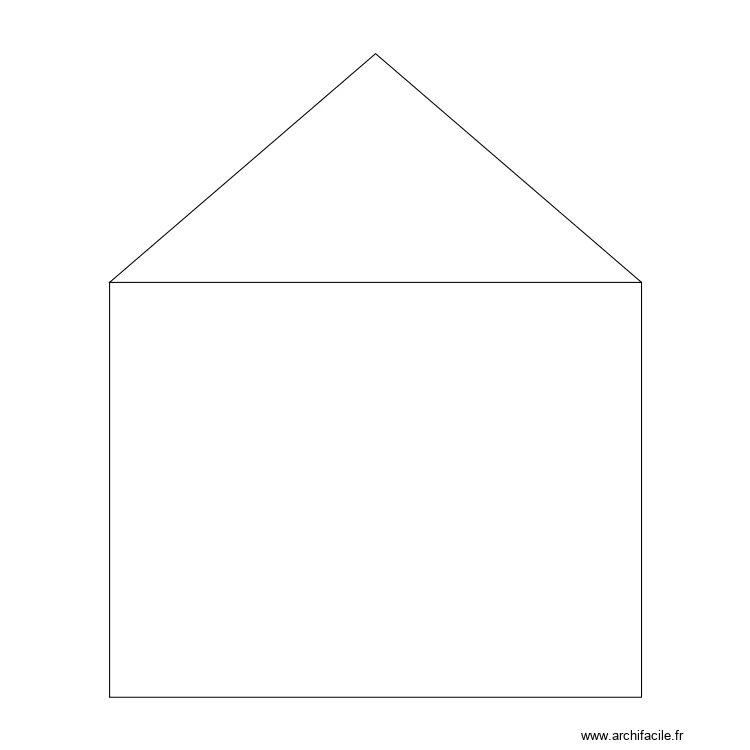 maison côté. Plan de maison côté. Plan de