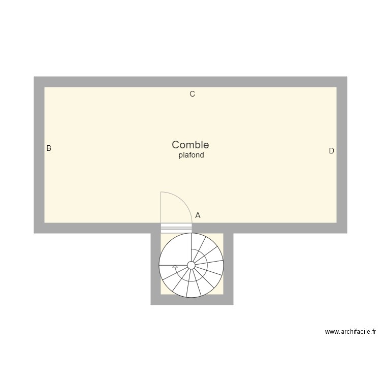 comble peltier1. Plan de 0 pièce et 0 m2