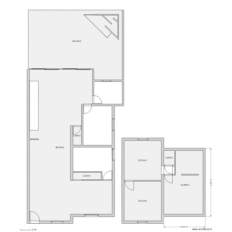 MAISON terrasse 3.2. Plan de 0 pièce et 0 m2