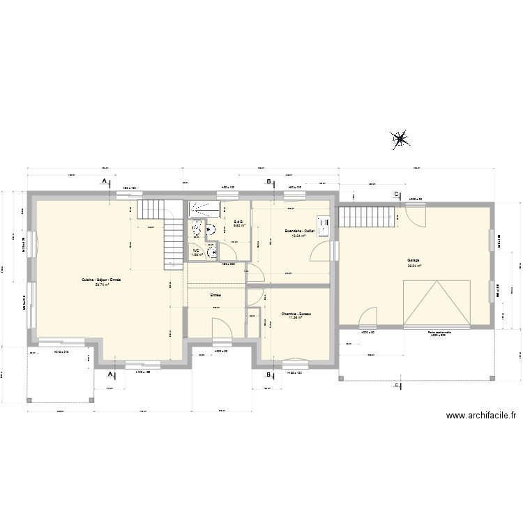 RDC V22 avec cave. Plan de 0 pièce et 0 m2