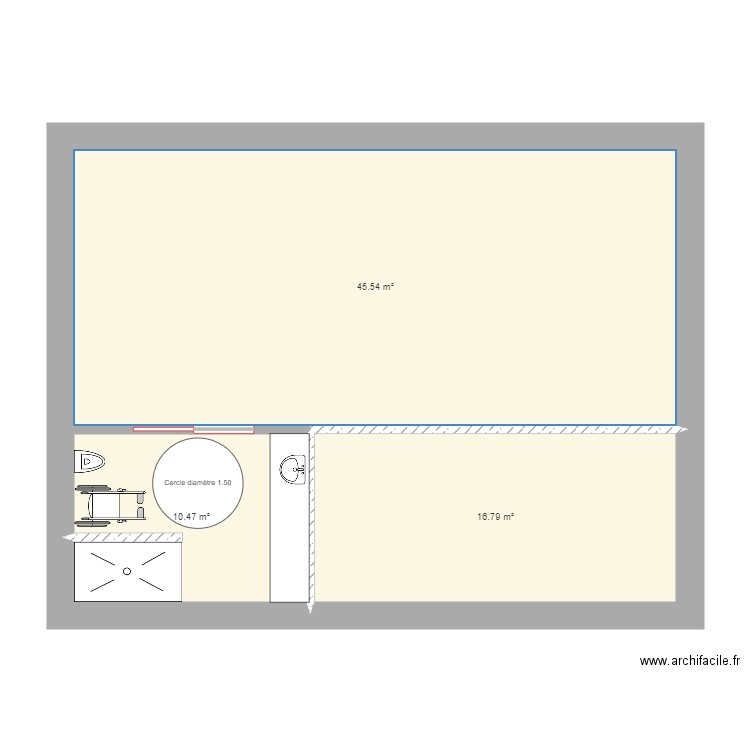 projet etang PMR. Plan de 0 pièce et 0 m2