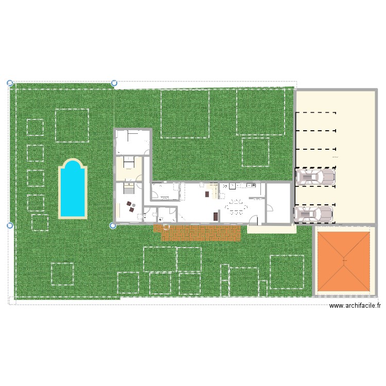 MAISON MAMAN 61. Plan de 4 pièces et 246 m2