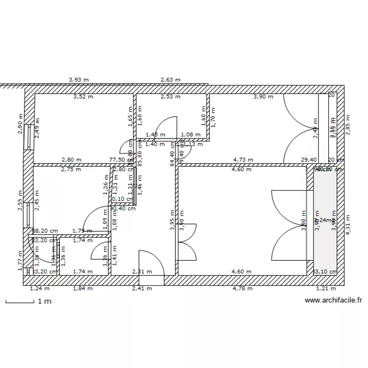 appartement. Plan de appartement. Plan de