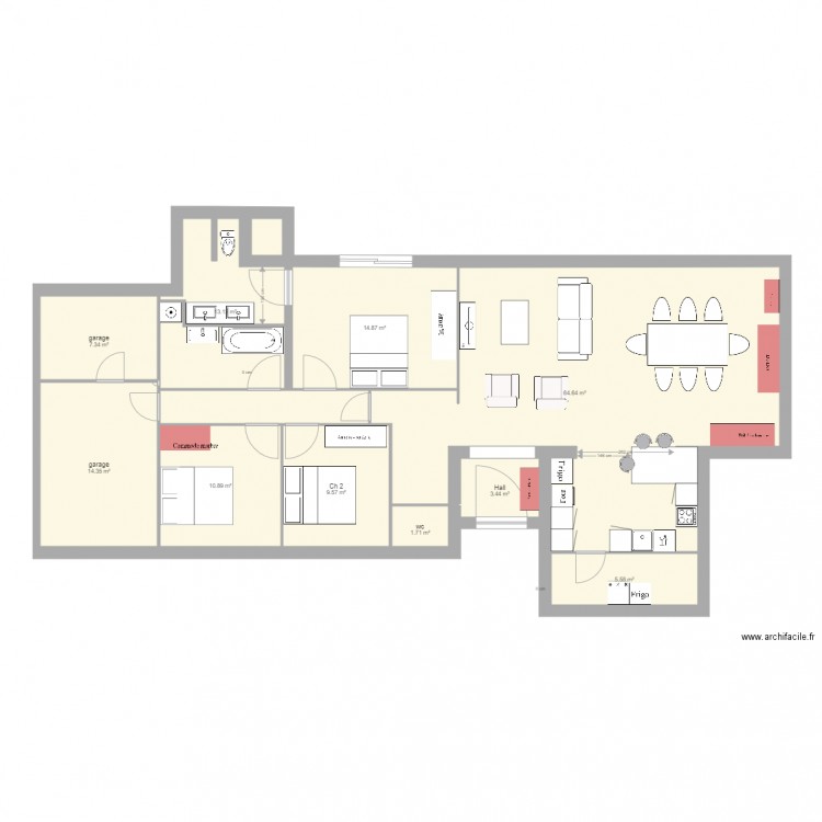 Agrandissement HFV7. Plan de 0 pièce et 0 m2