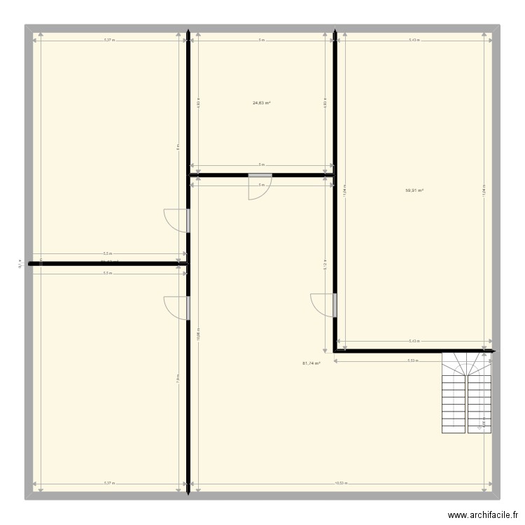 4eme etage. Plan de 0 pièce et 0 m2