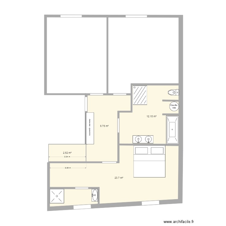 second etage 2304. Plan de 0 pièce et 0 m2