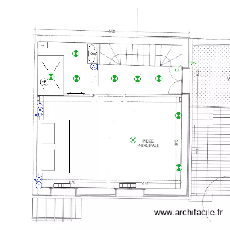 1ER etage jamot. Plan de 