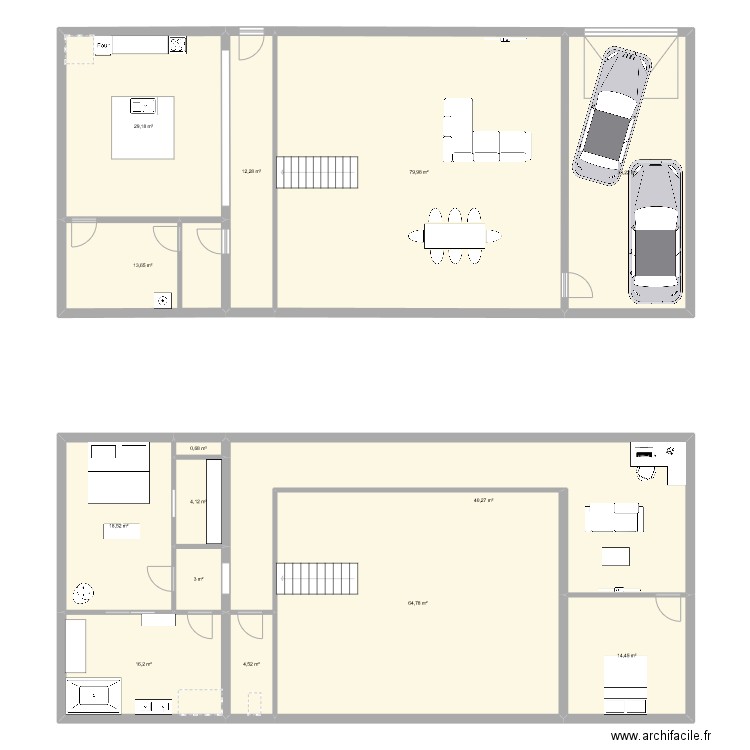 loft. Plan de 0 pièce et 0 m2