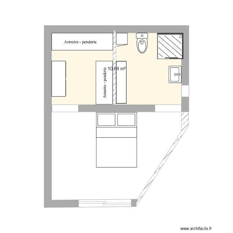 extension jlg. Plan de 0 pièce et 0 m2